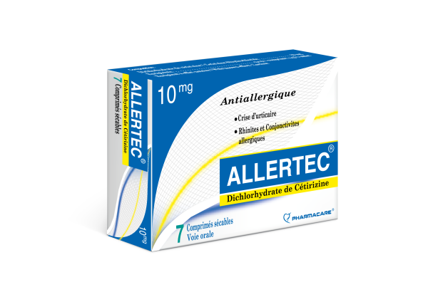 Allertec 10 mg B/7