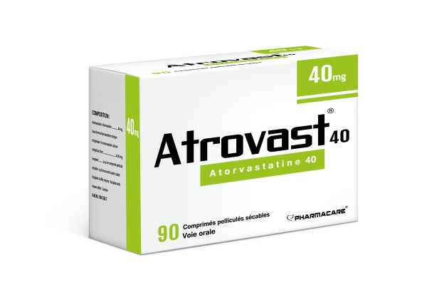 Atrovast 40 mg B/90