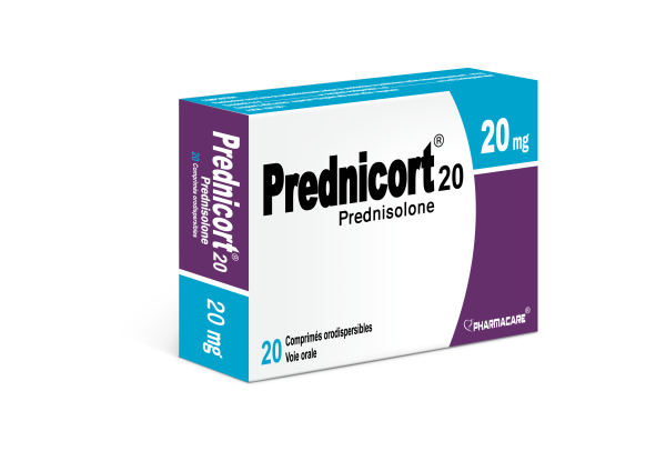 Prednicort 20 mg B/20