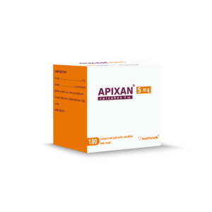 Apixan 5 mg B/180